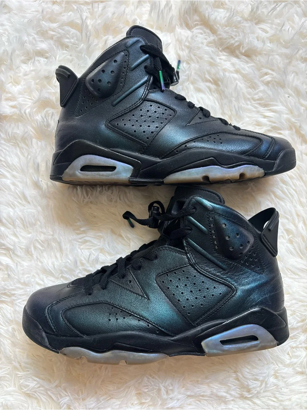 Nike Air Jordan 6 Retro All Star Chameleon Black Men’s 8 - Picture 2 of 7